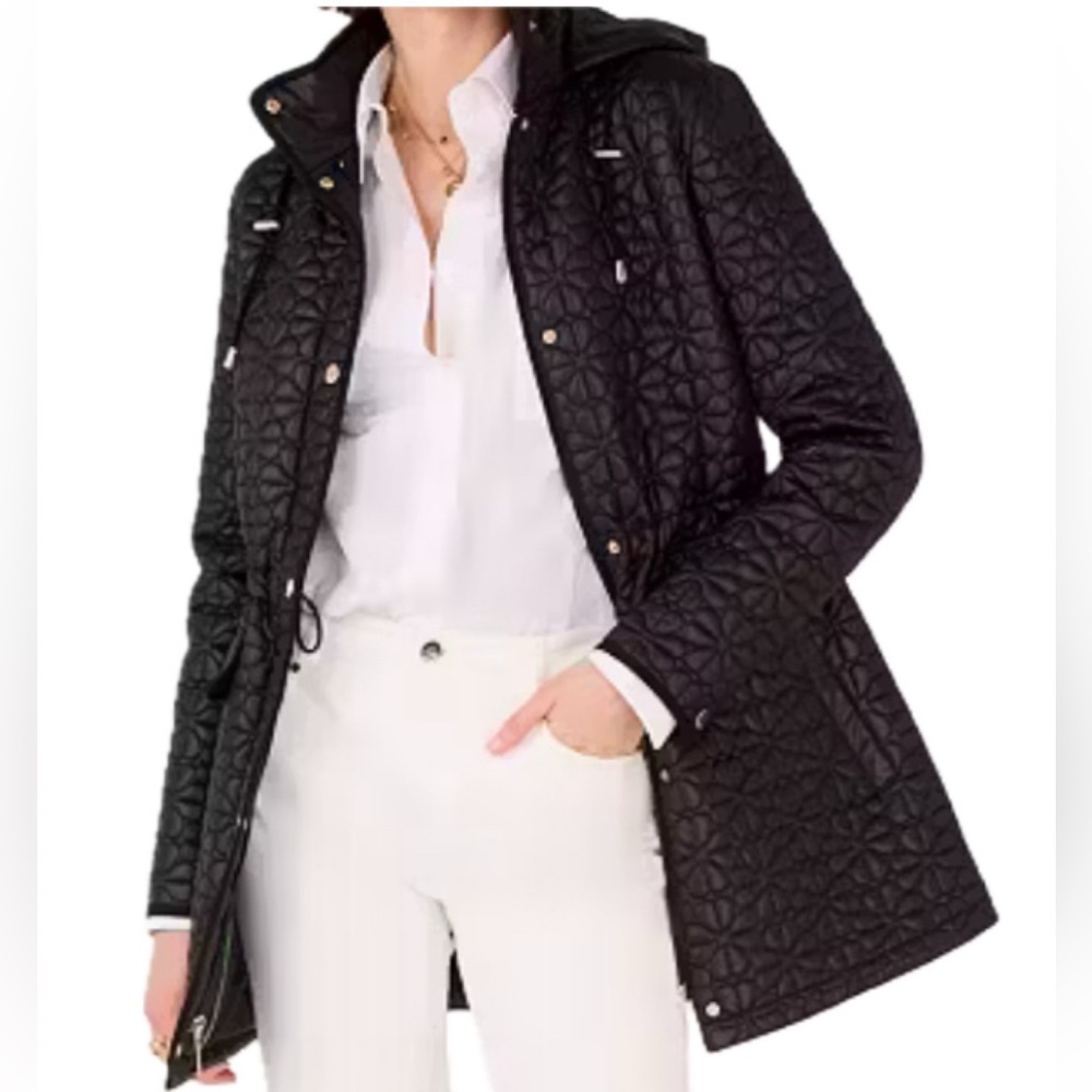 Kate Spade BLACK Quilted Women's Jacket sz S